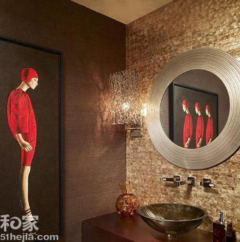 闷骚文艺范十足 个性卫浴空间设计